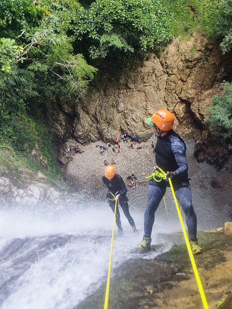 canyoning cascada el Tagual_2